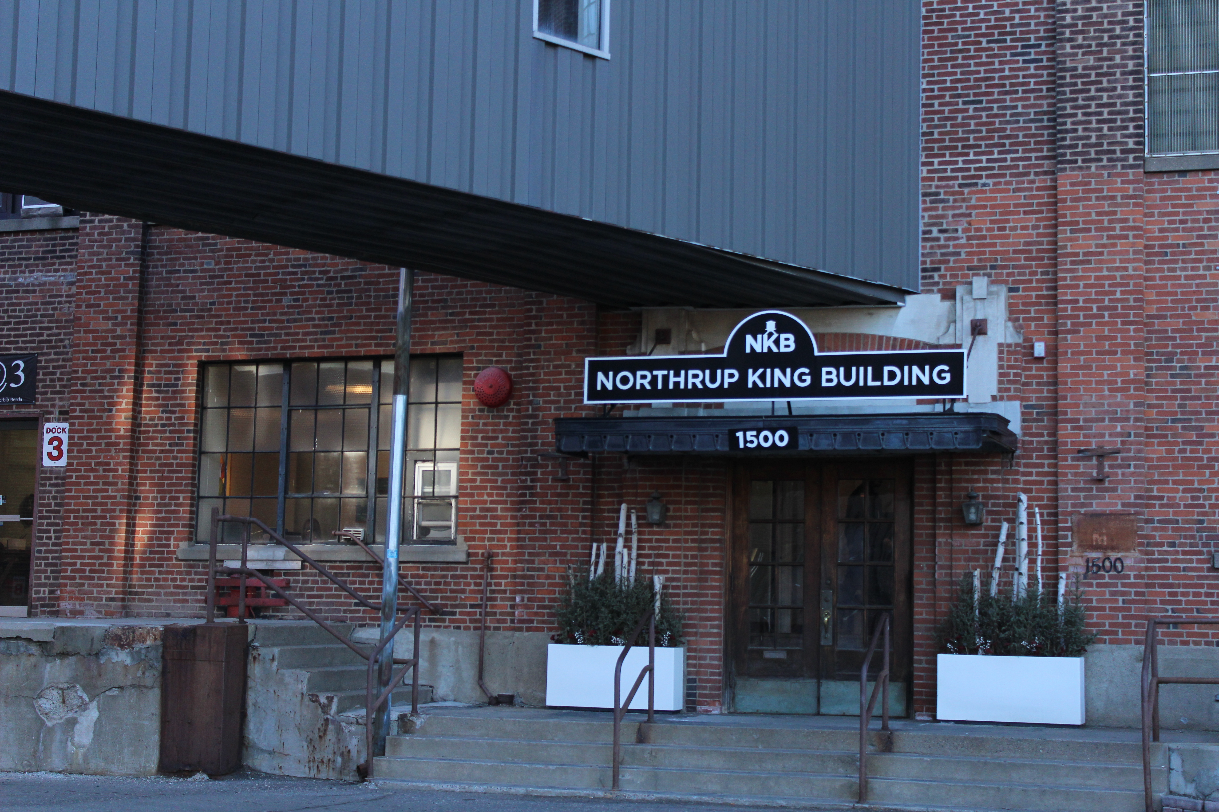 Northrup King Building exterior and signage