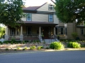 The front porch of a home in the Logan Park neighborhood