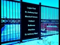 Northeast neighborhoods signage at Central and Broadway (close-up)
