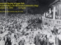 Photo/postcard of a Logan Park Sings event in 2012