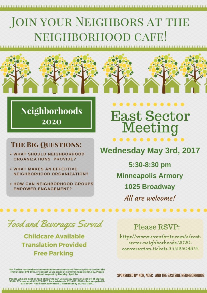 Poster: East Sector Meeting, May 2017